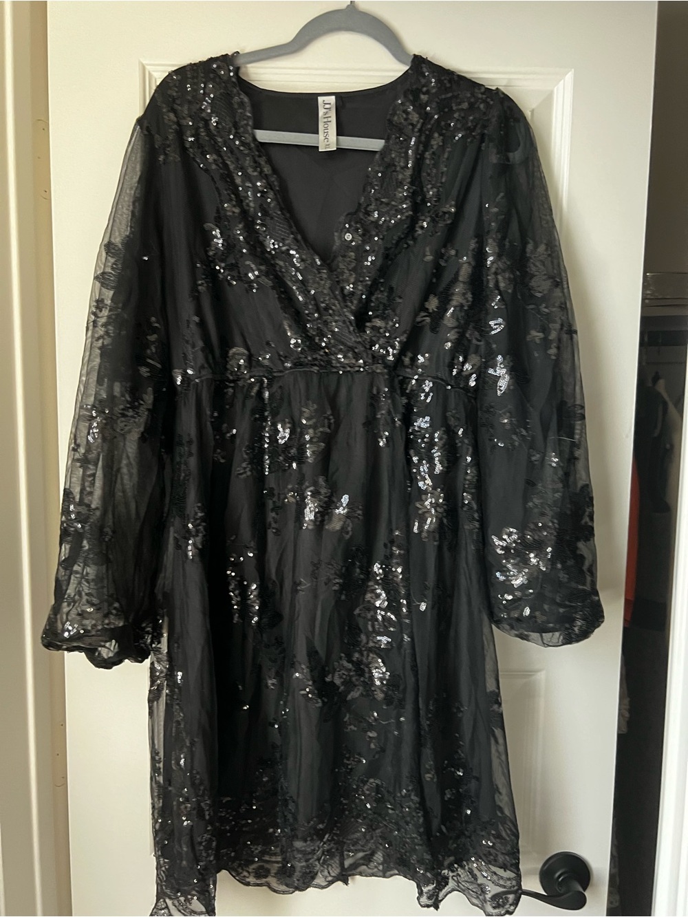 JJ’s House Saskia Sequin Midi Dress